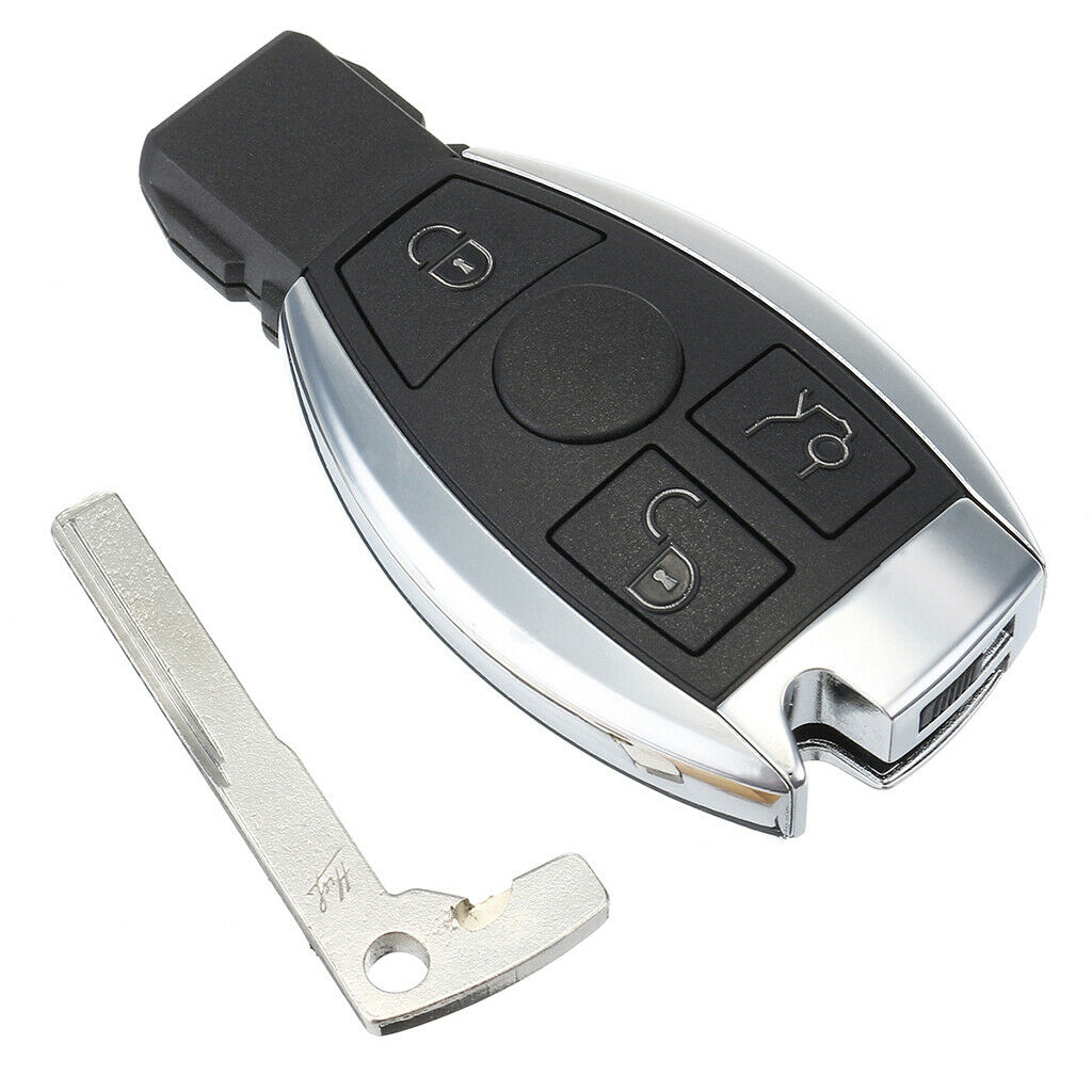 3 Button Smart Remote Key Fob Remote Covers Case 433MHz For Mercedes-