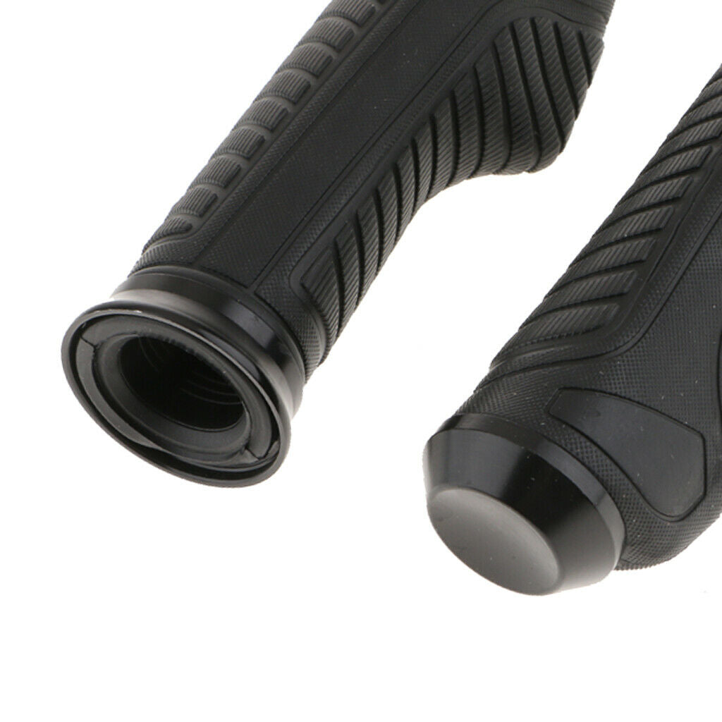 7/8'' 22mm Universal Motorcycle Handlebar Nonslip Hand Grips Black