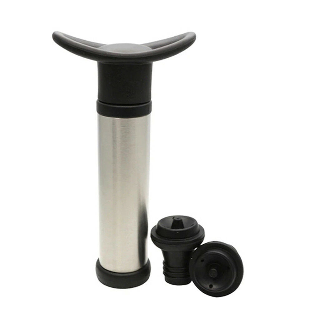 1set Wine Stopper With Vacuum Pump Bar Air lock Aerator Keep Wine Fresh& PgJBDD