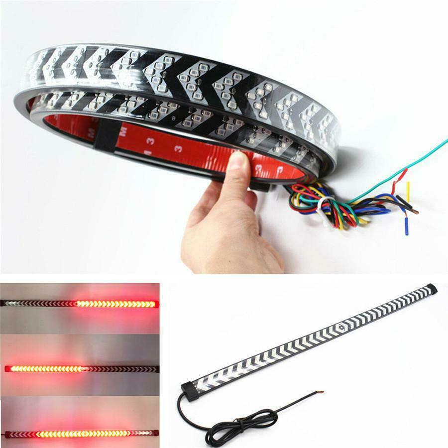 60W LED Flowing Sequential Tail Light Strip Brake Signal Light For Pickup Truck