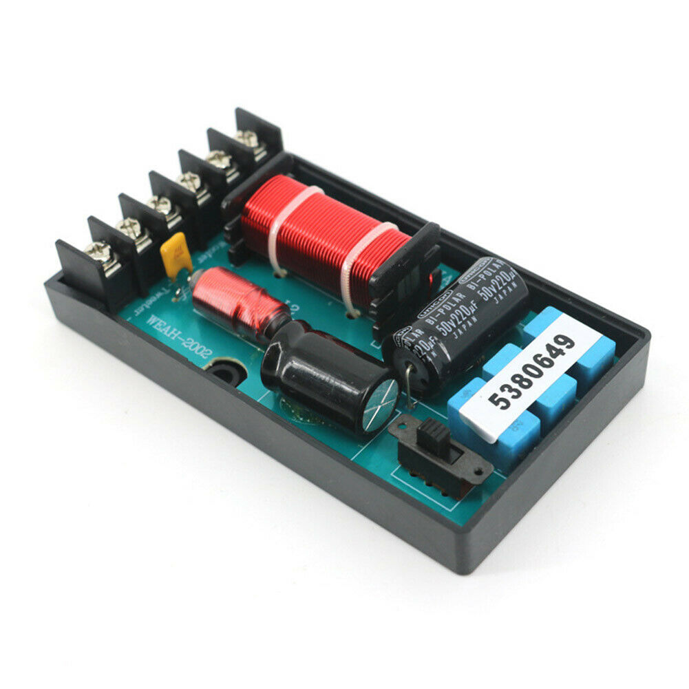 120W Speaker Frequency Divider 2 Way Car Vehicle Audio Speakers Crossover Filter
