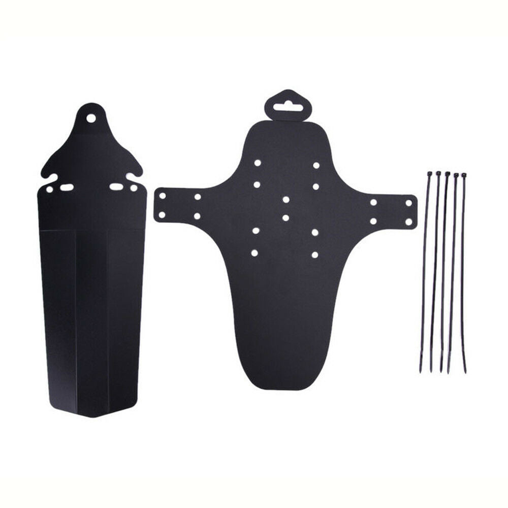 Cycling MTB Mountain Bike Bicycle Front + Rear Mud Guards Mudguard Fenders ~57