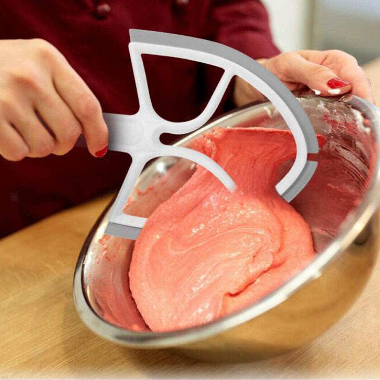 Edge Beater 5 Quart for KitchenAid Tilt-Head Stand Mixer Blade Bowl Scraper