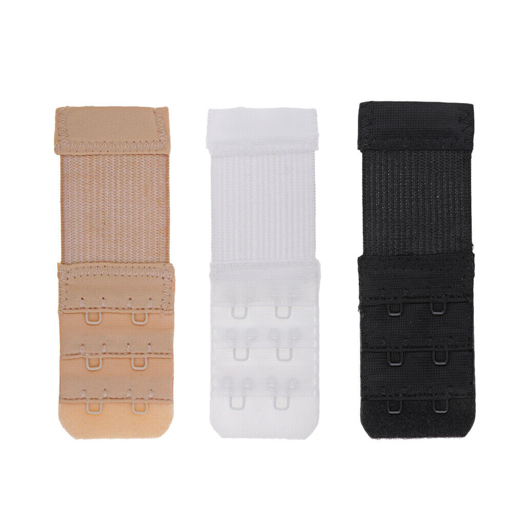 Set Of 2 2 Hooks Bra Extension Extension Strap Elastic Band Soft Belt Bra