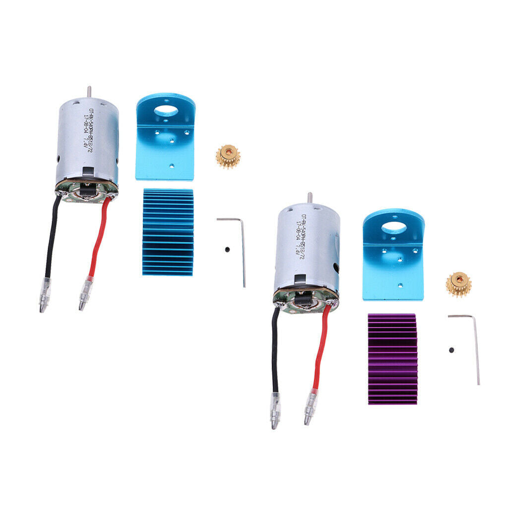 RC car repair accessories (motor + heat sink + bracket) for WLtoys 12428