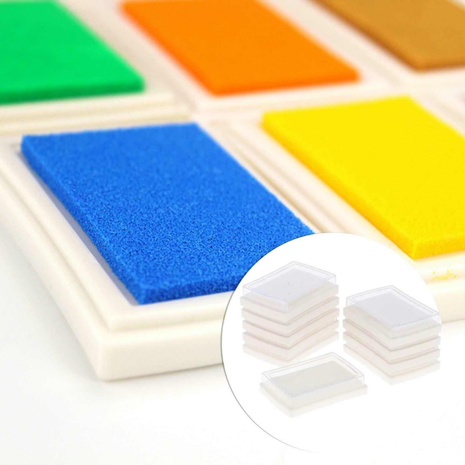 10pcs Blank No Color Stamp Pad Craft Ink Pad Scrapbook Painting Card Making