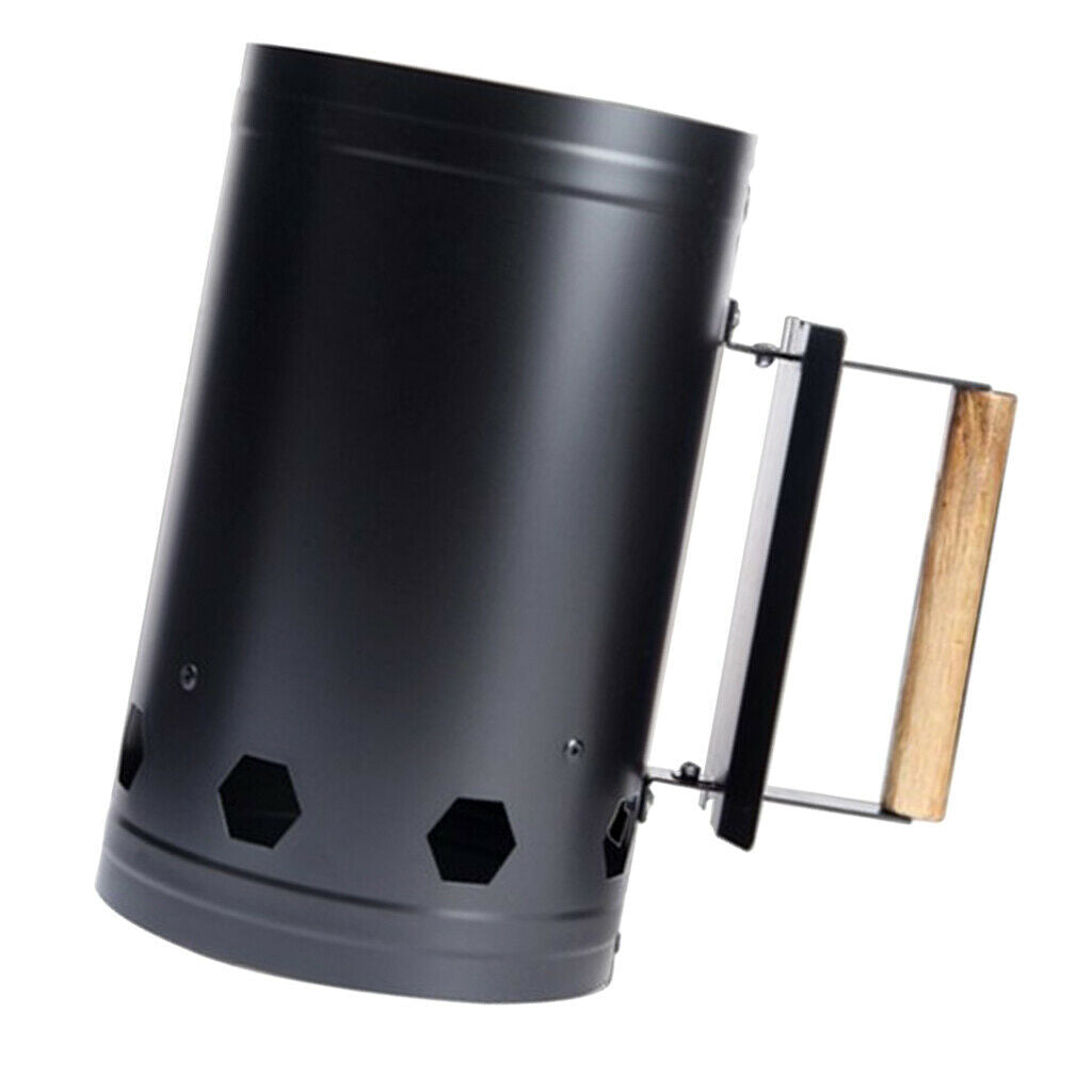 1x Chimney Charcoal Starter Lighting Kit Light Quickly Barbecue BBQ Lighter Kit