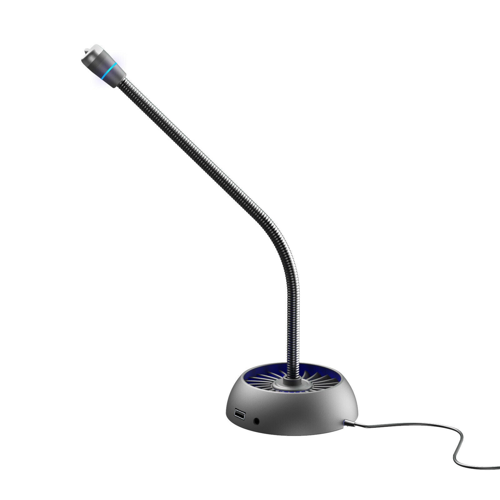 Desktop Microphone Speech Recording Mic for PC Laptop Notebook Gaming Chat