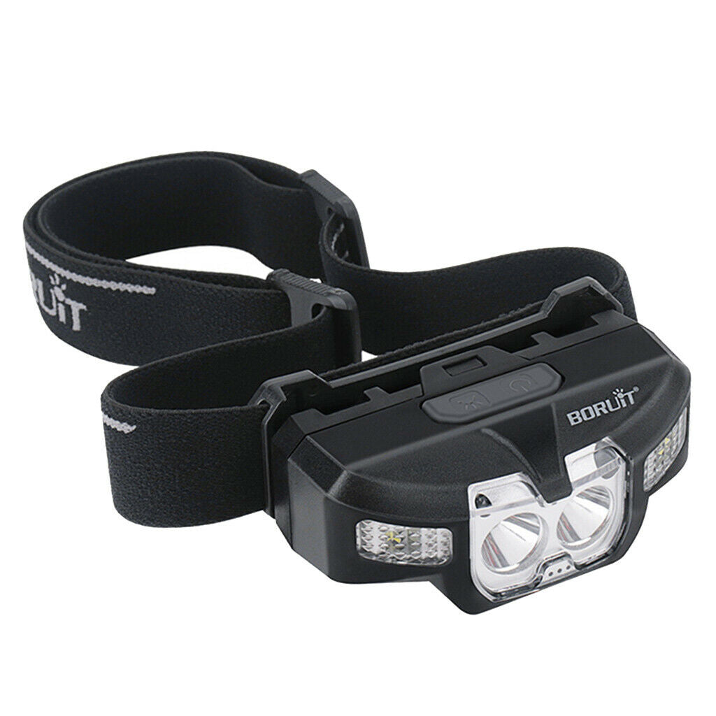 LED Motion Sensor Headlamp 5 Lighting Modes IPX4 Head Lamp Flashlights