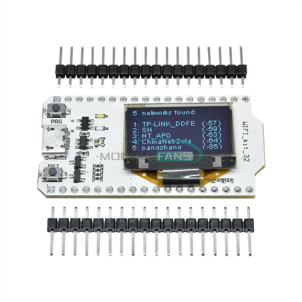 3.3-7V ESP32 0.96'' inch OLED Bluetooth WIFI CP2102 Module 32M for Arduino