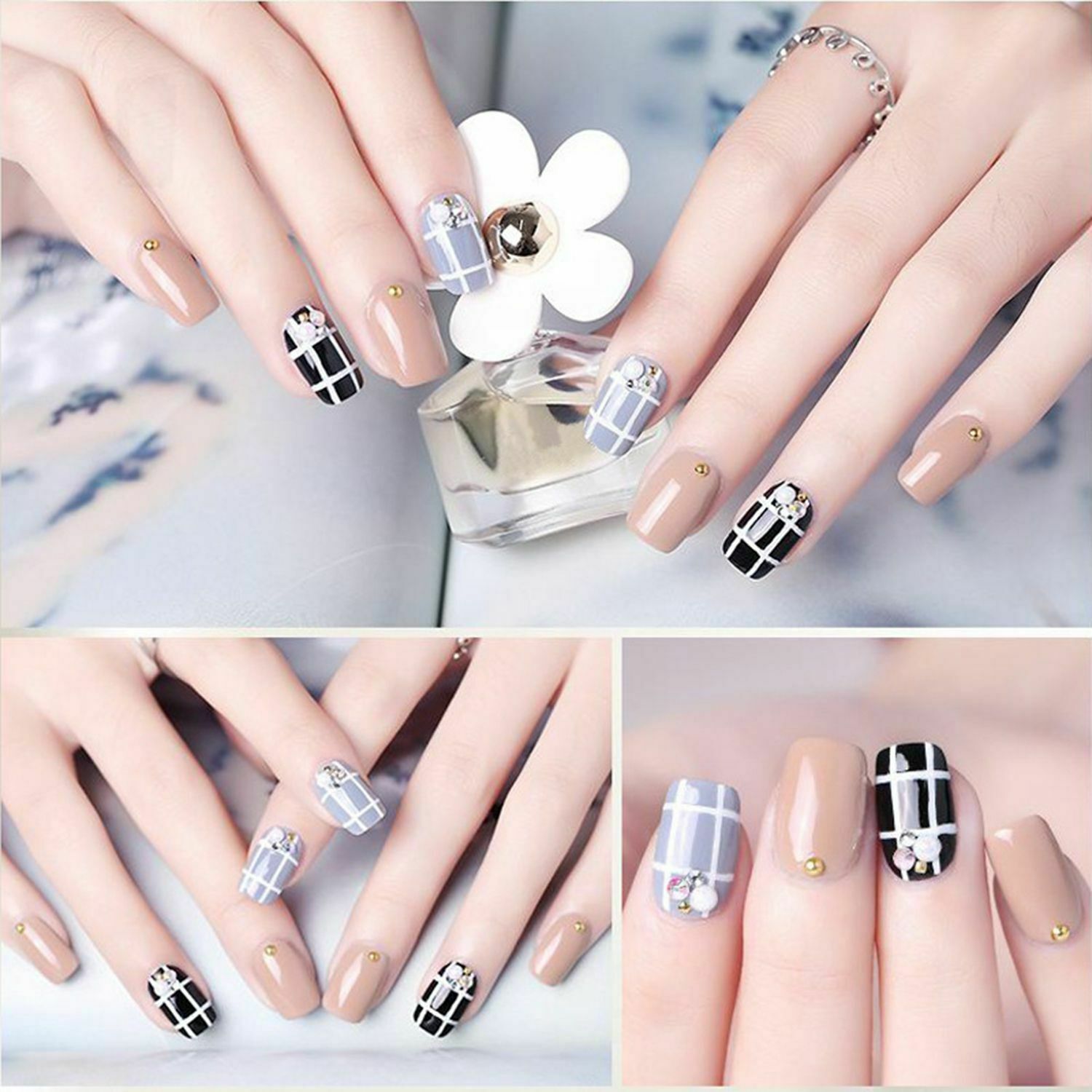 French Line Stripe Drawing Pen Manicure Tools With Wooden Handle Nail Art Brush