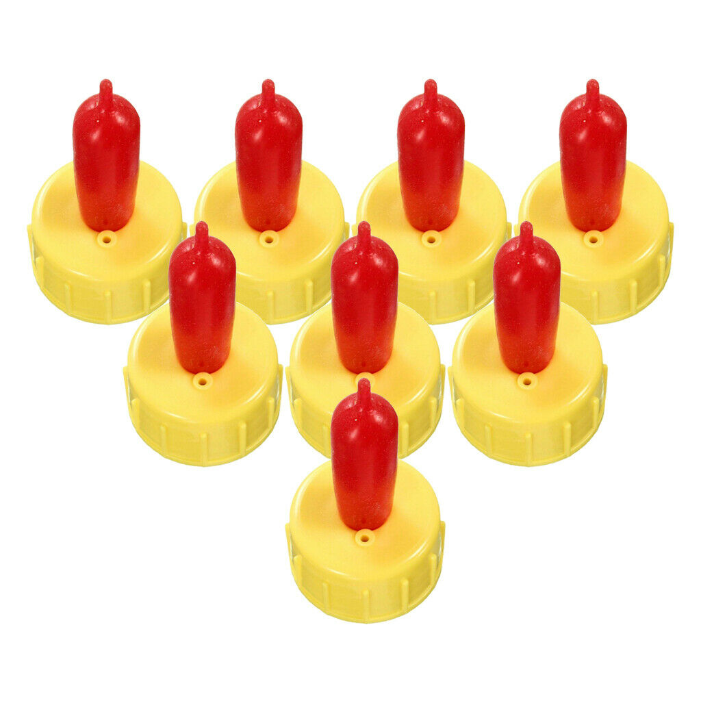 8 Pieces Silicone Lamb Milk Drinking Nursing Bottle Nipples Teat Accessories
