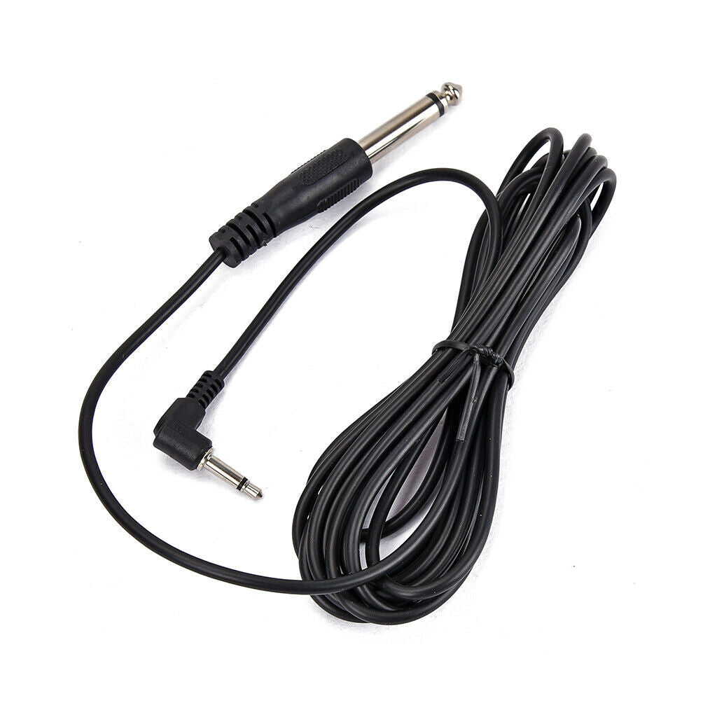 1 Pc Electric Guitar Cable Bass Instrument Cable Cord 6.35mm To 3.5mm