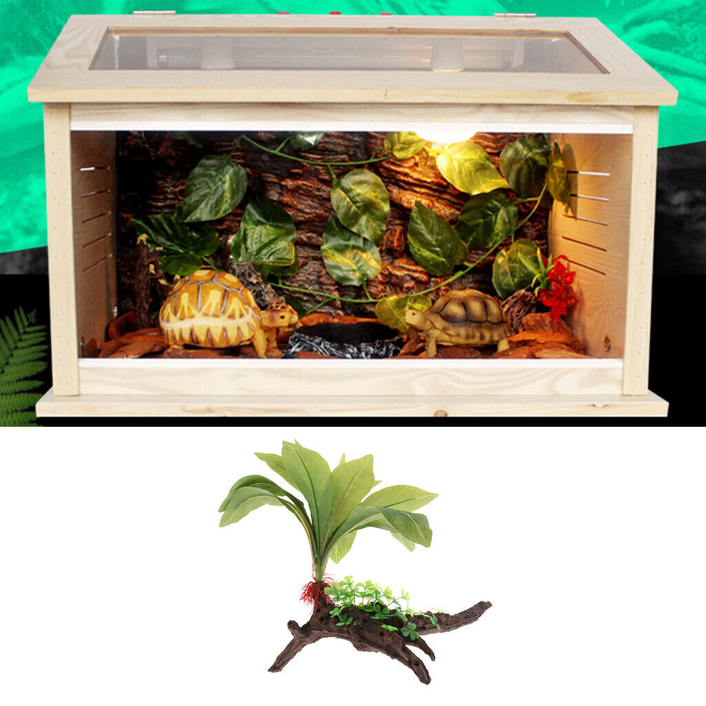 Aquarium Reptile Terrarium Plant Landscaping Decoration Sprout roots QL2127