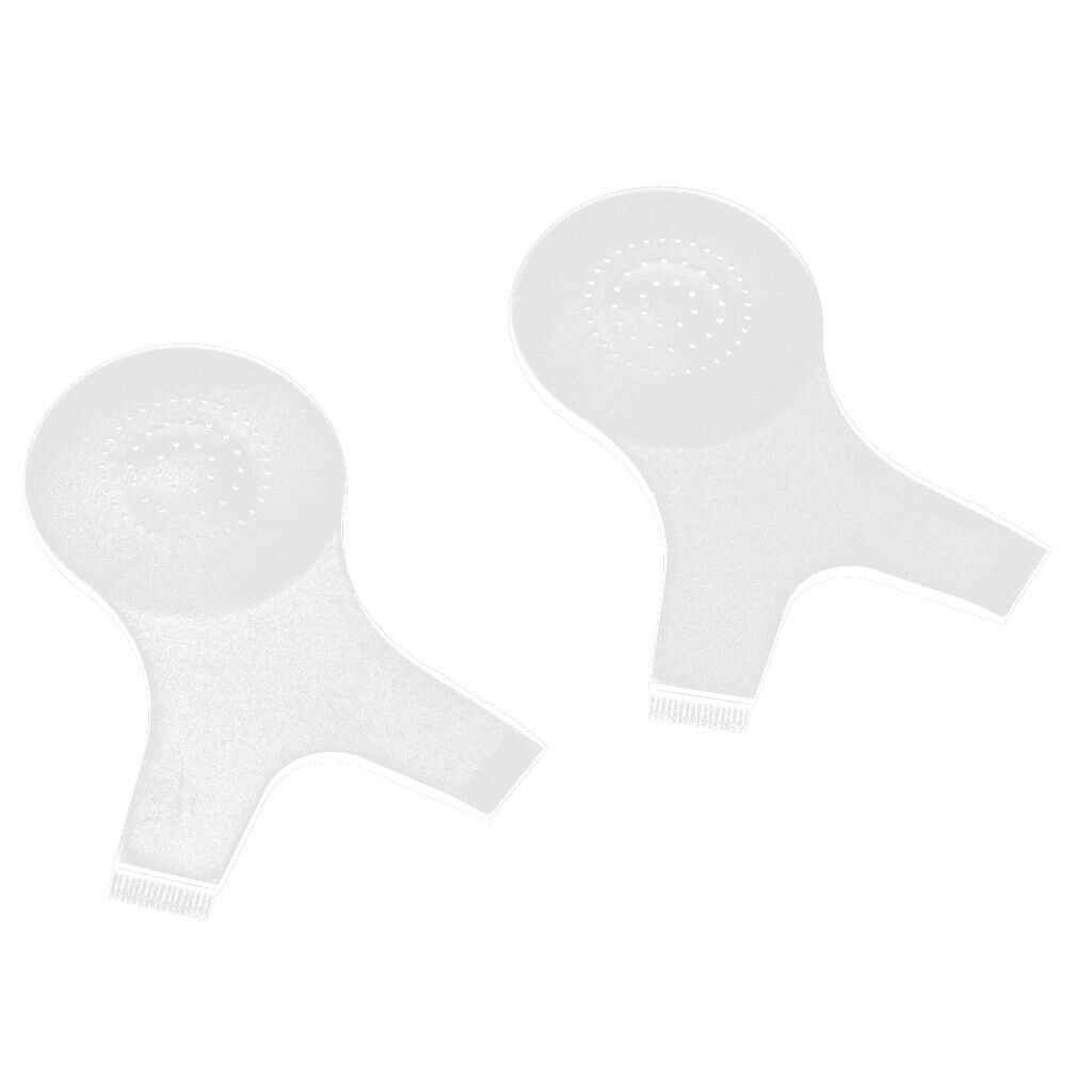 2pcs Plastic Y Shape Eyelash Brush Eye Lash Makeup Small Cleaning Wands Set