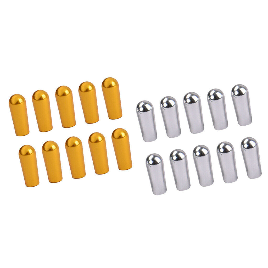 20pcs Metal Electric Guitar Tip Toggle Switch Knobs