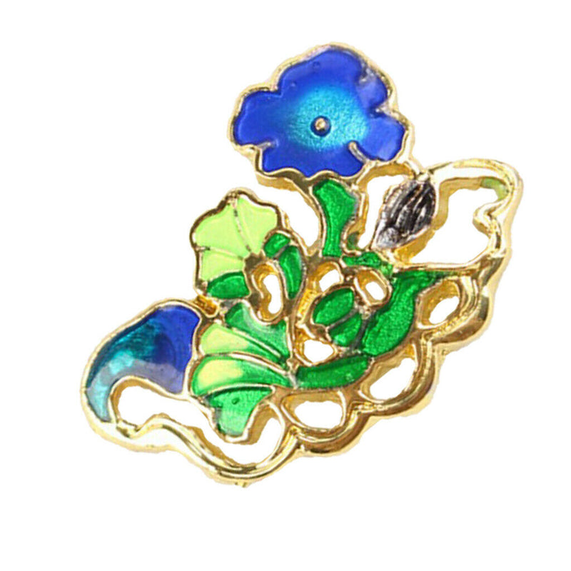 Metal Floral Studs Pendant Charm Pieces Decors For Tea-wares Clothes Jewelry -