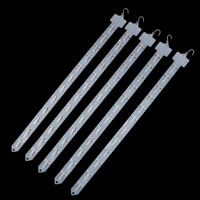 Supermarket hanging strip 12 hanging plastic food transparent hook environmen WF