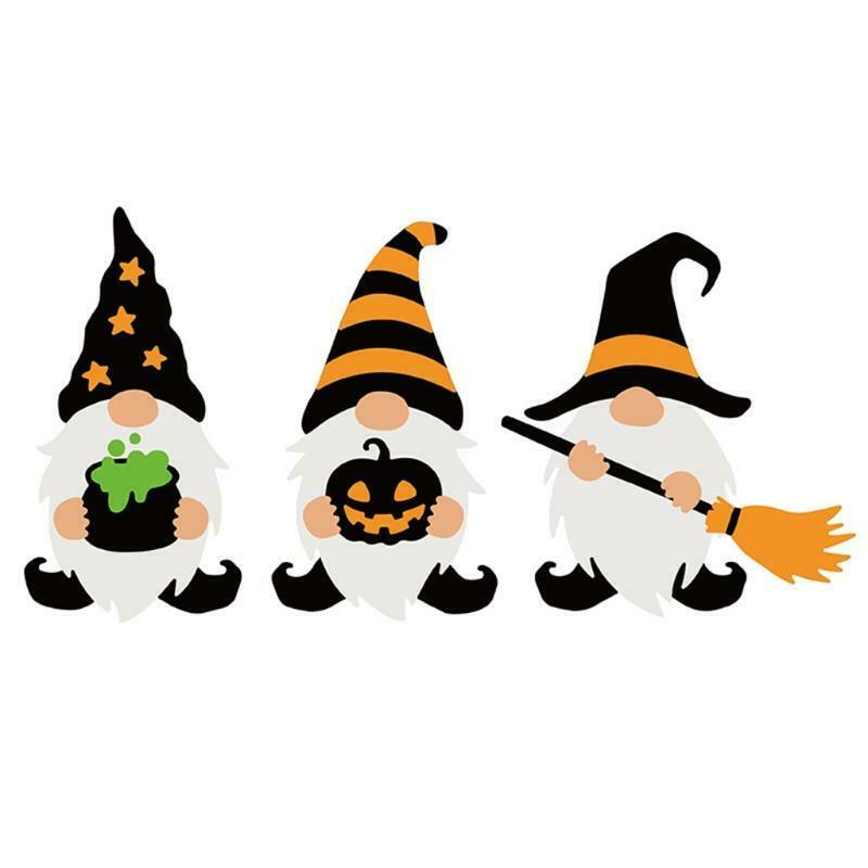 Gnomish Halloween Clear Stamps Carbon Steel Embossing Mould for Card Making