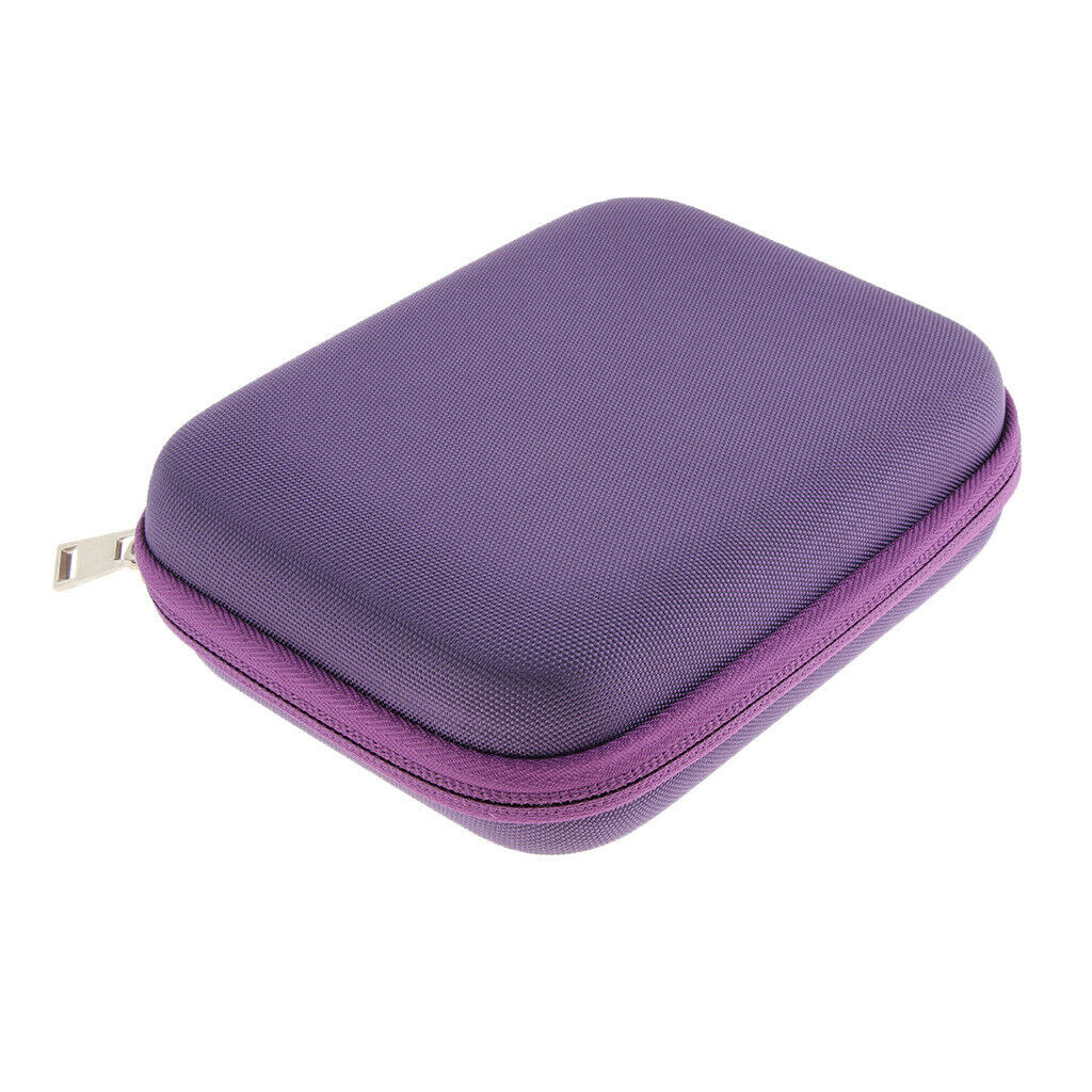 Essential Oil Bag Carrying Storage Case Contain 10 Pieces 10ml Vial Purple