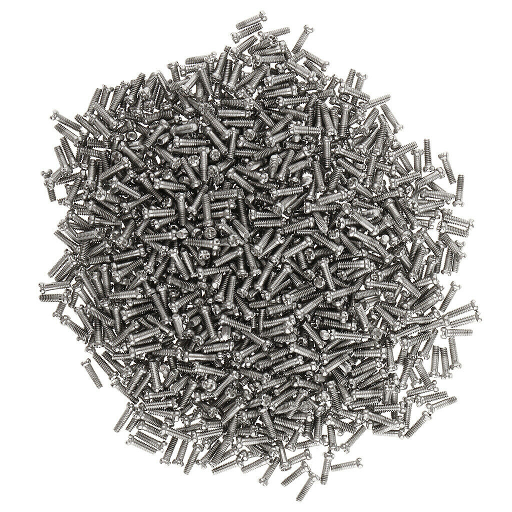 Lots 1000 Pieces Glasses Tiny Screws for Eyeglasses Watch Repair Tools Kit #B
