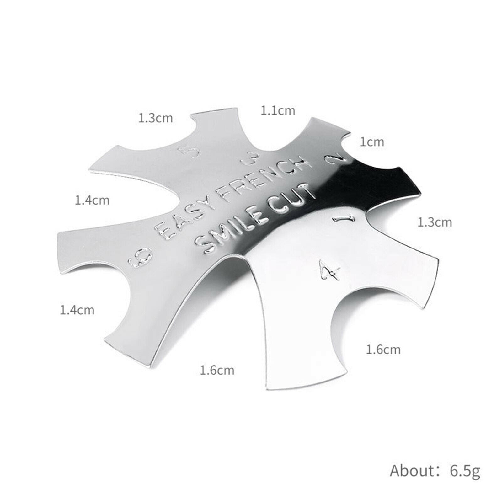 8 Sizes Nail Gel Edge Trimmer Nail Cutter Plate with 8 Sizes Stainless Steel