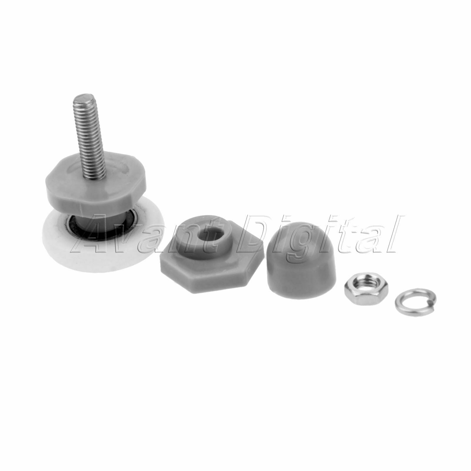 Diameter 25mm Bathroom Shower Glass Door Roller Wheel Pulleys Runners Adjustment