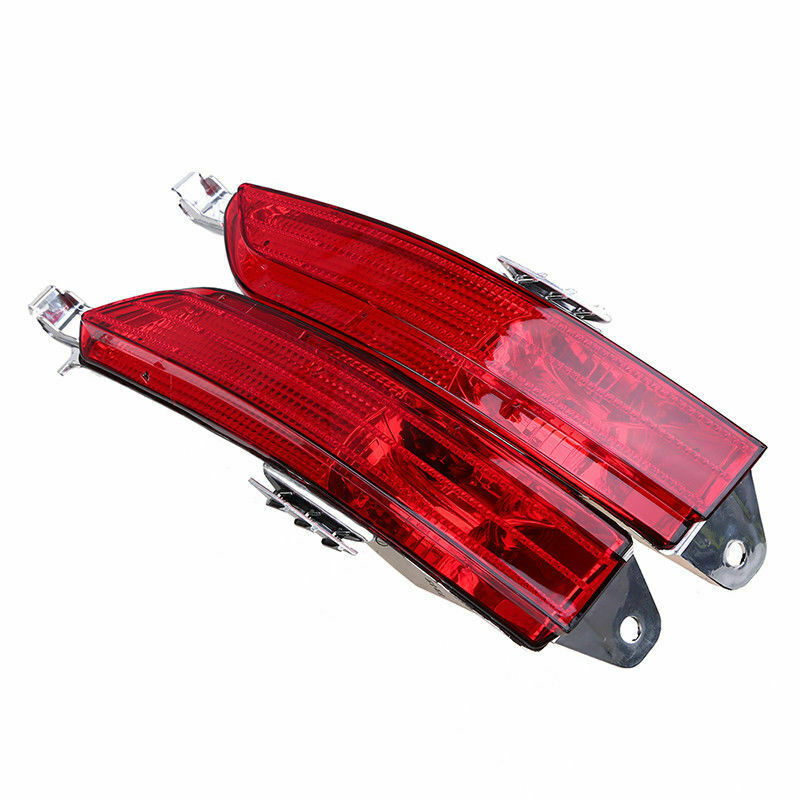1Pair Rear Bumper Lens Reflectors Fog light For VW Touareg 2011 2012 2013 2014