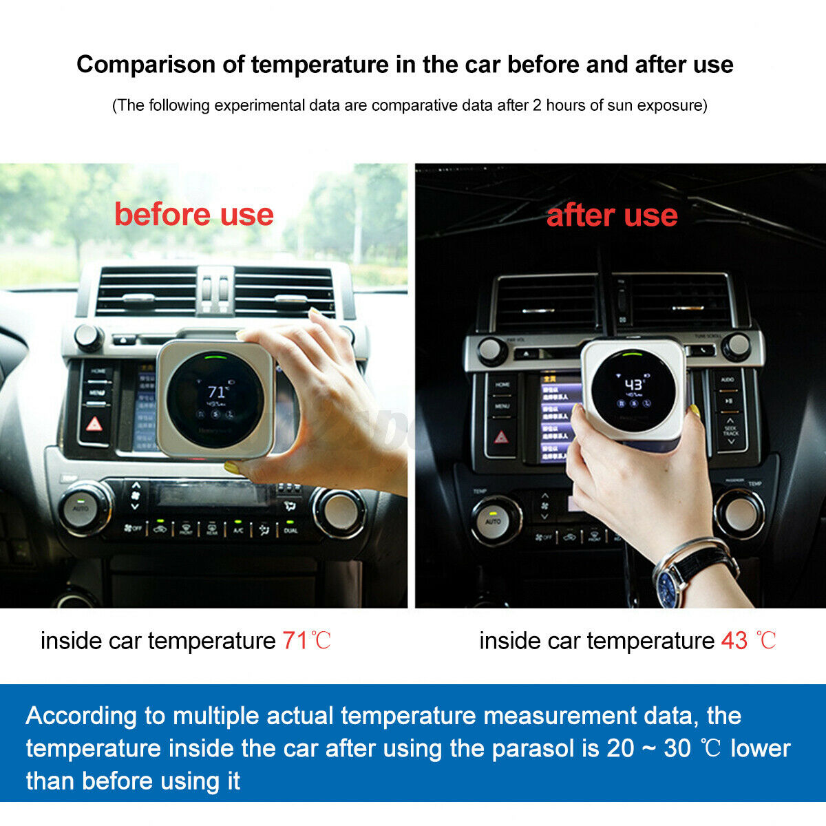Car Umbrella Shape Window Sun Shade Shield Cover Windshield UV Visor Block â—