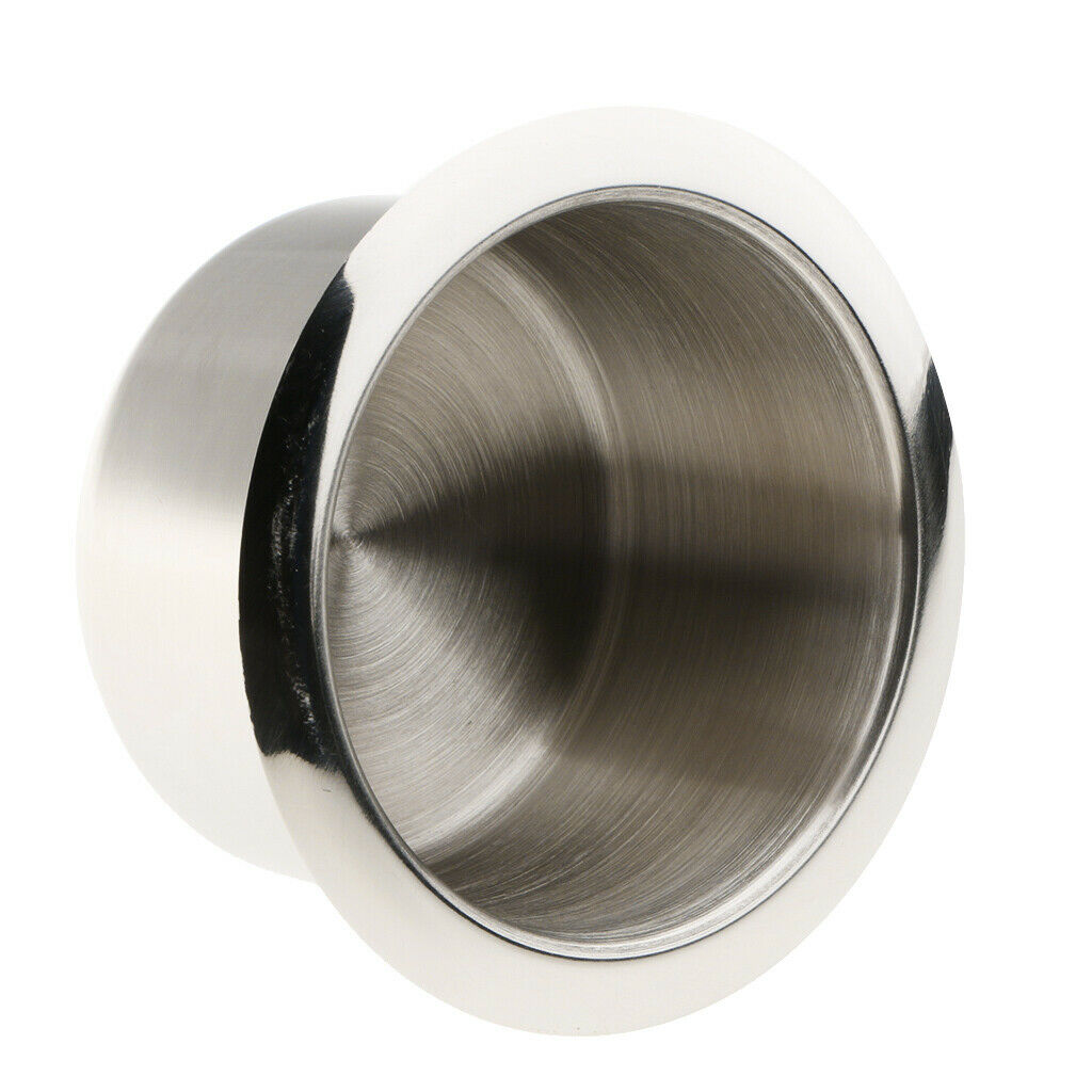 Lots 2 Stainless Steel Polished Drink Holder for Car Camper RV Marine Boat