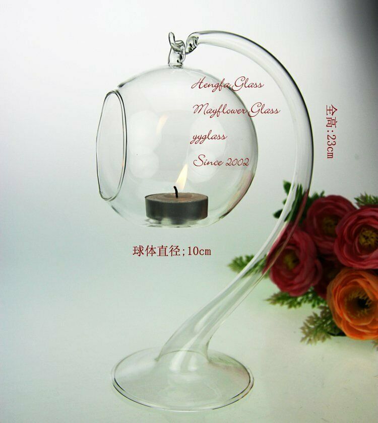 5x 1Pc Clear Glass Hydroponic Flower Vase Fairy Terrarium Bottle Candlestick