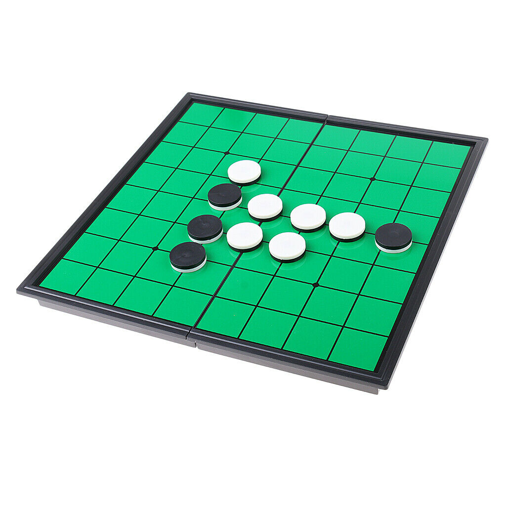 Plastic Magnetic Foldable Reversi Othello Board Chess
