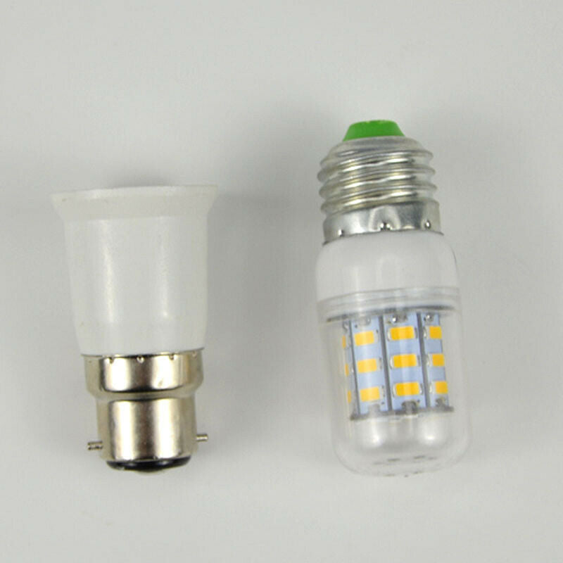 B22(male plug) to E27(female socket) Light Lamp Bulbs Adapter Converter HN US