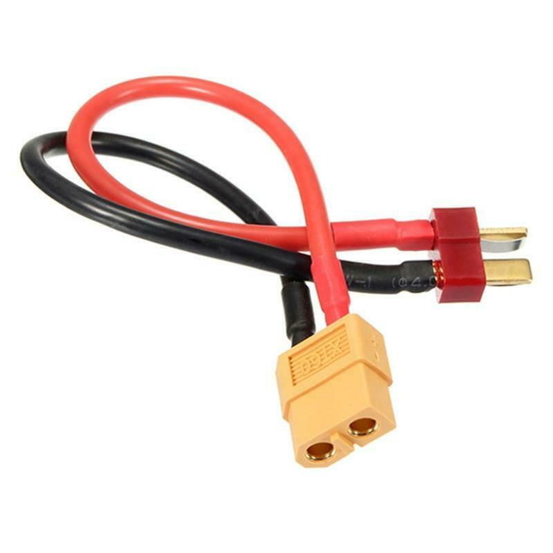 3 Pcs Adapter Cable T-Plug Male To XT60 Female Connector Lead Adapter Cable