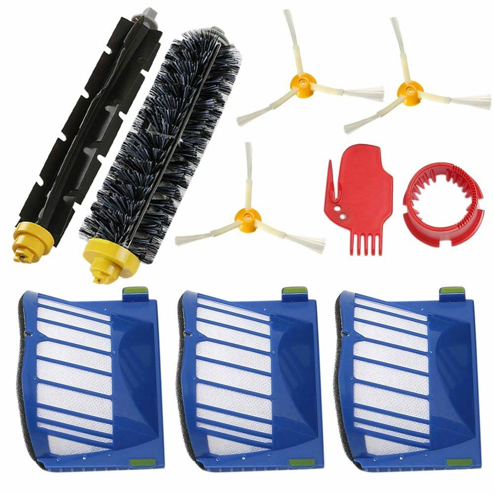 For iRobot Roomba 600 Series 610 620 650 Side Brush/Filters/Replenishment Kit