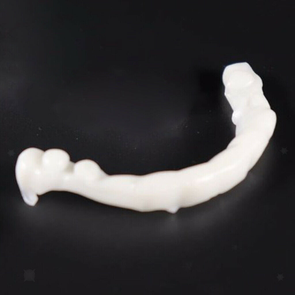 2Pcs Upper & Lower Cosmetic Teeth Cover False Teeth Veneers Instant Smile