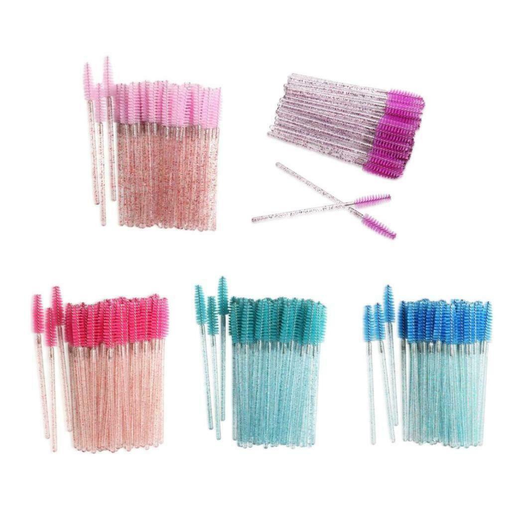 500 Pack Disposable Eyelash Brushes Eye Lash Applicator Grafting Makeup Tool