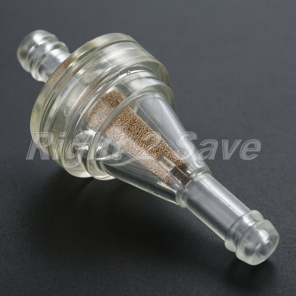 White Motorcycle 1/4" 6mm 7mm Inner Gas Fuel Oil Filter Cleaner for Kawasaki