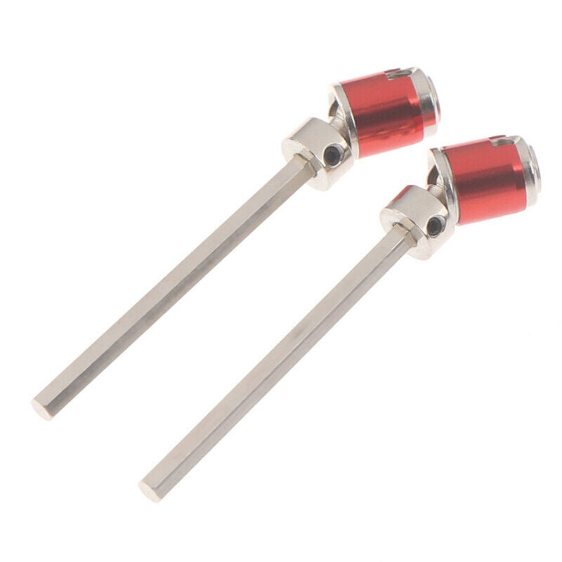 2PCS Metal CVD Drive Shaft 110-140mm for 1/10 RC Rock Crawler Axial SCX10  laSJ