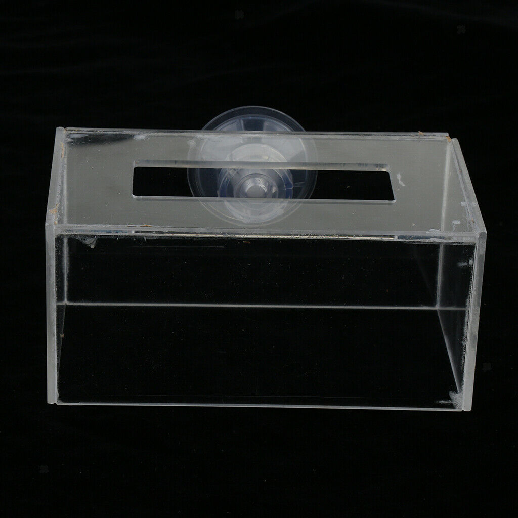 Aquarium   Tank Transparent Circle    Feeding Floating Food Tray