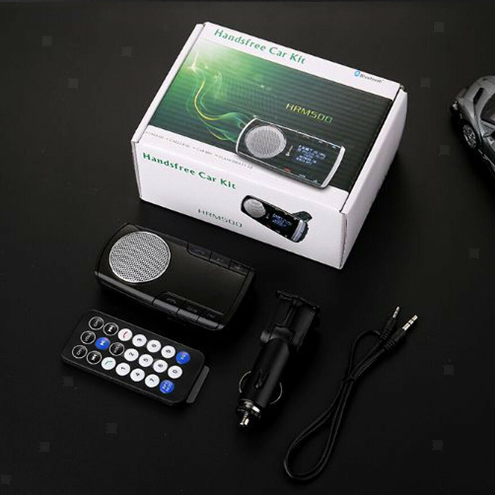 Bluetooth FM Transmitter Car Adapter Car MP3 Player w/ 1.4'' Screen w/Mic