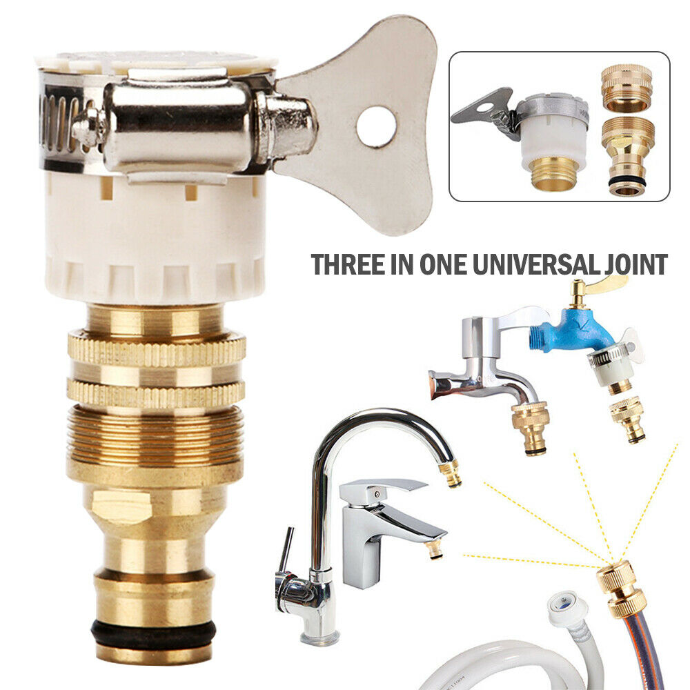 15-23mm Mixer Tap Connectors To Garden Water Hose Pipe Fitting Faucet Adapter.//