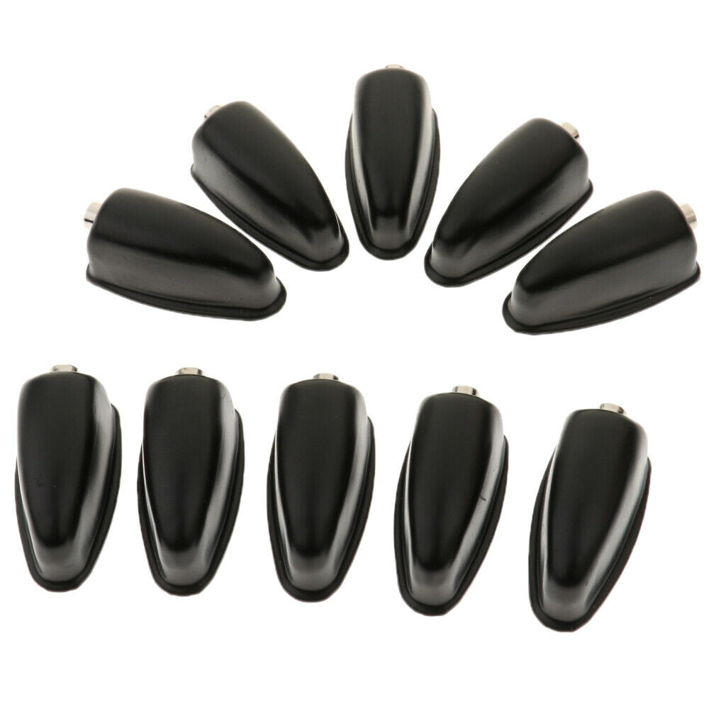 Snare Bass Drum Lugs Hardware with Spring Made of Alloy for Drum Black