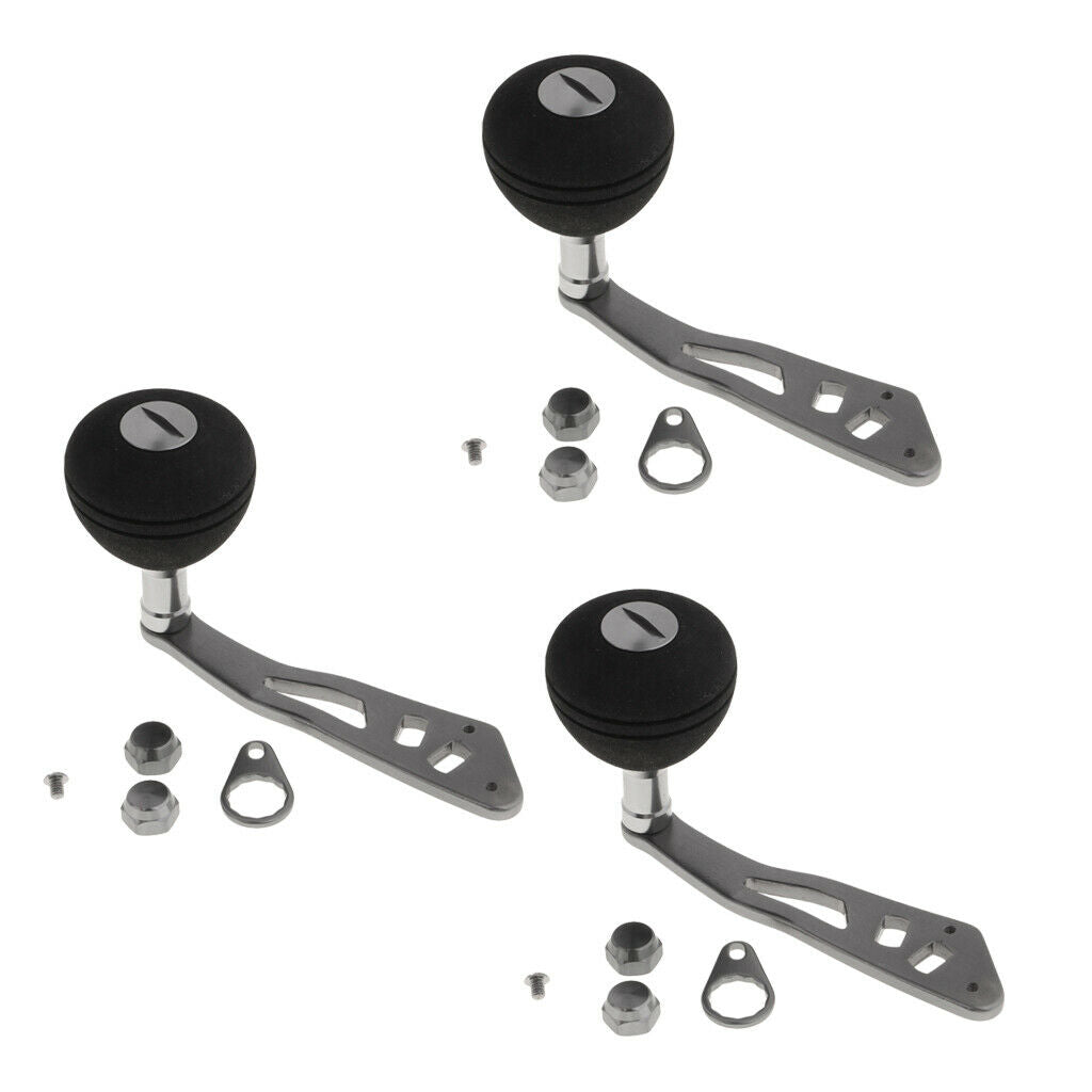 3pcs   Power   Single   Fishing   Reel   Handle   EVA   Knob   Drum