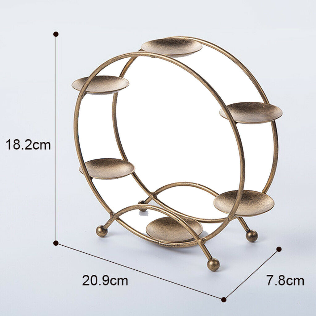 2X Cupcake Stand Cupcake Holder for 6 Cupcakes Desserts Macaron Cake Golden