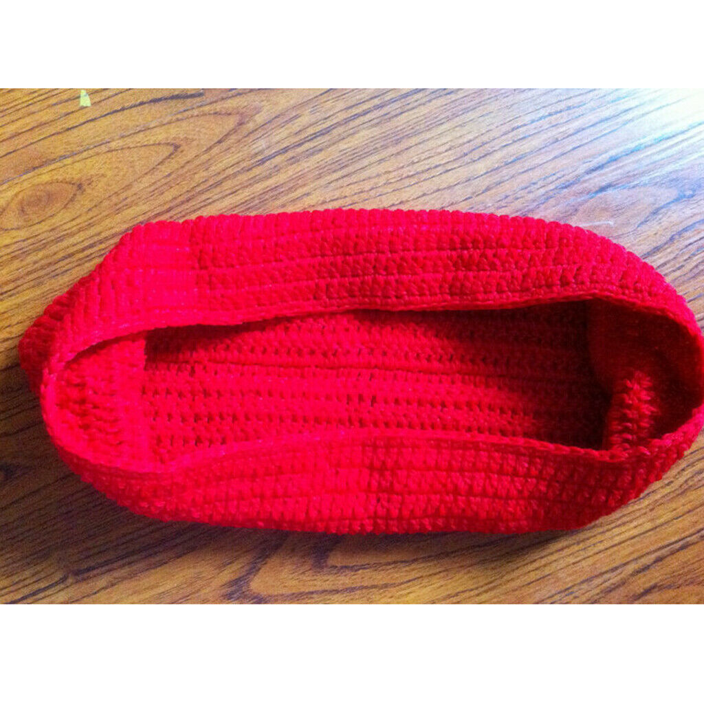 Baby Sleeping Bag Hand Knitted Sleepsacks Baby Photography Props Red