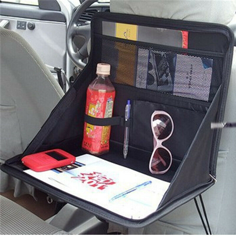 Car SUV Computer Tray Food Table Multifunction Storage Plate Portable Cup Holder