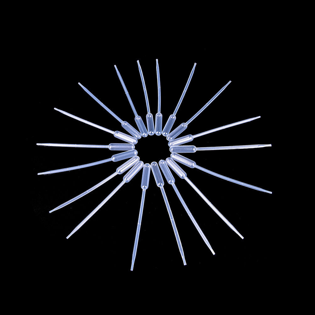 100Pcs 0.5Ml Disposable Polyethylene Eye Dropper Transfer Graduated Pipettes  Kt