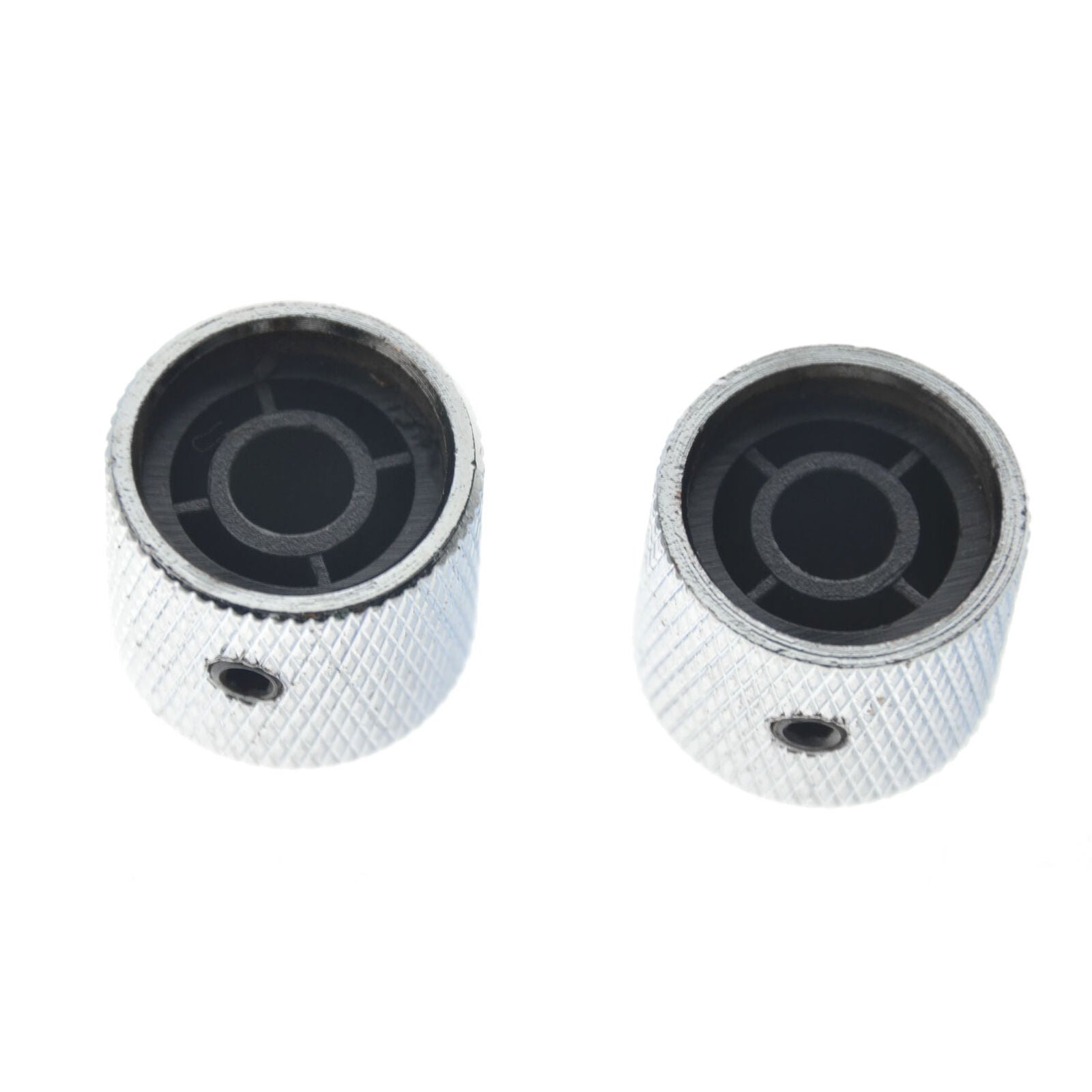 4 Pcs Metal Dome Tone Volume Control Knob For Electric Guitar Bass Parts Chrome