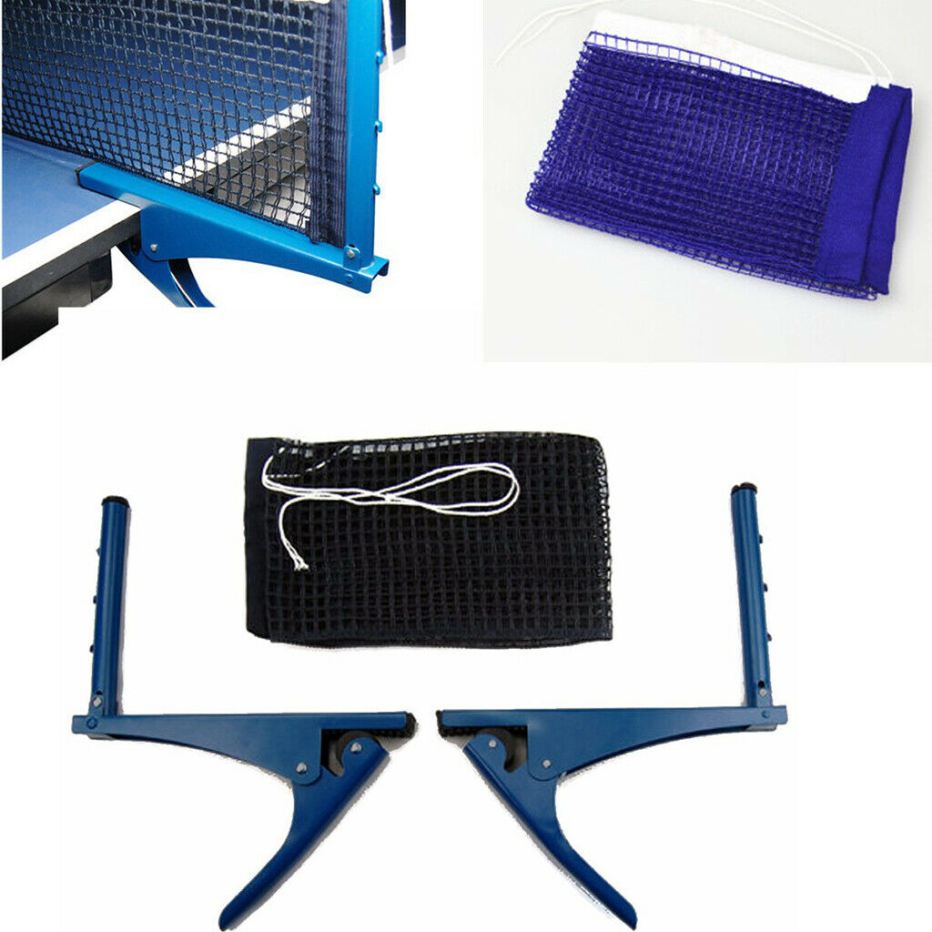 Prettyia Table Tennis  Pong Net Post Clamp Stand Indoor Game Training